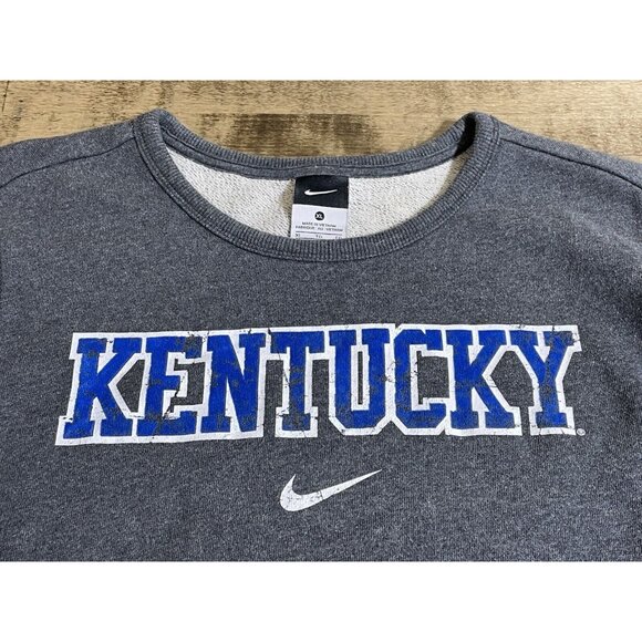 Nike • University of Kentucky Wildcats | Crewneck Sweater | Gray | Women’s XL - Picture 4 of 6
